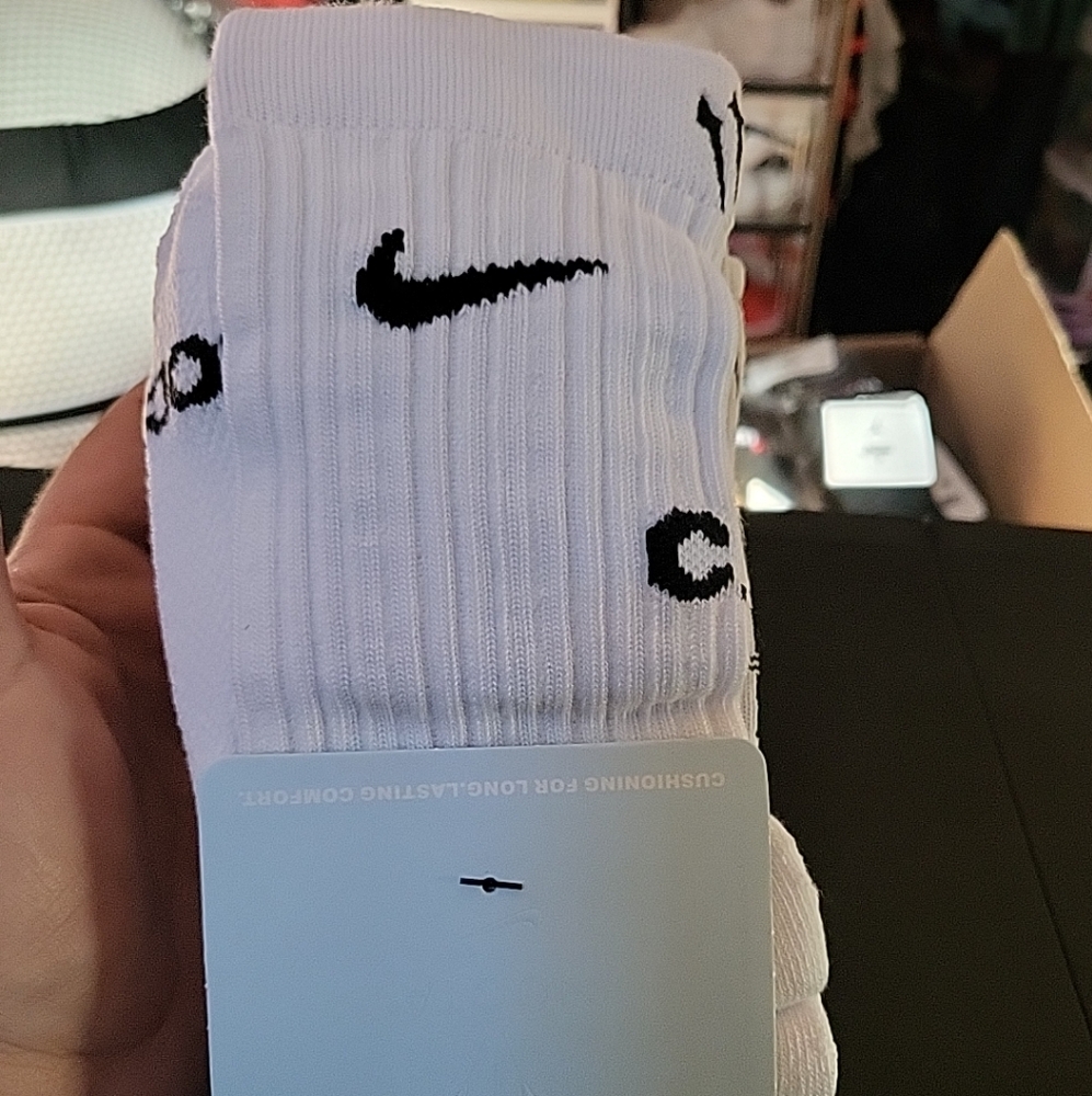 Nike X Nocta X Drake White Socks. 3 Pairs Per Pack.
